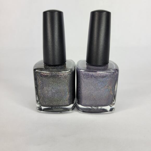 LOT of 2 NEW Serum No 5 Nail Polish "Opposites Attract" & "Endora's Aura" HOLO - Picture 5 of 11